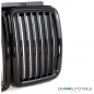 Preview: Satz Sport Kühlergrill für BMW 3er E30 passend in hochglanz Schwarz alle Modelle